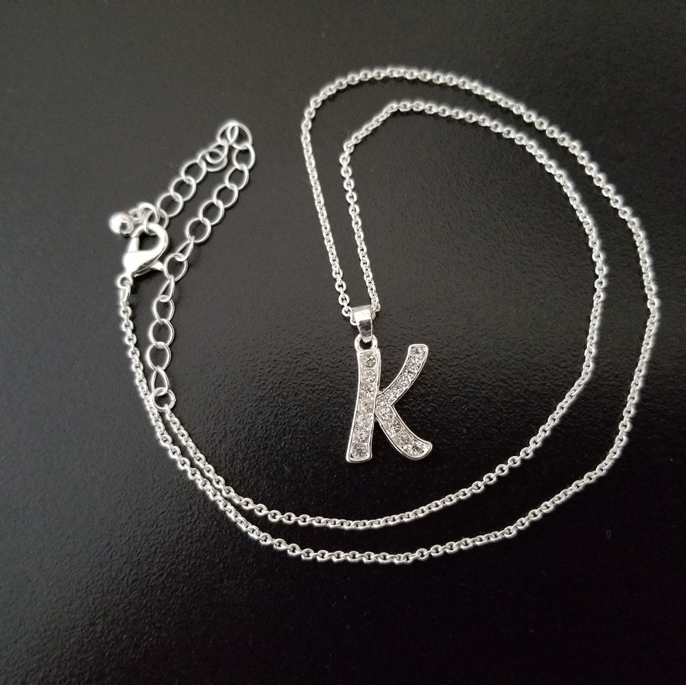 Silver K Necklace